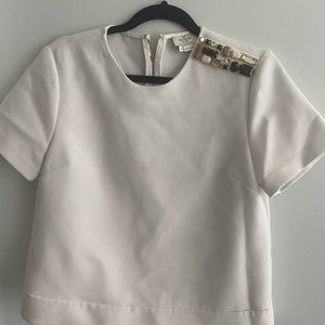 Kate Spade White Top Size 4